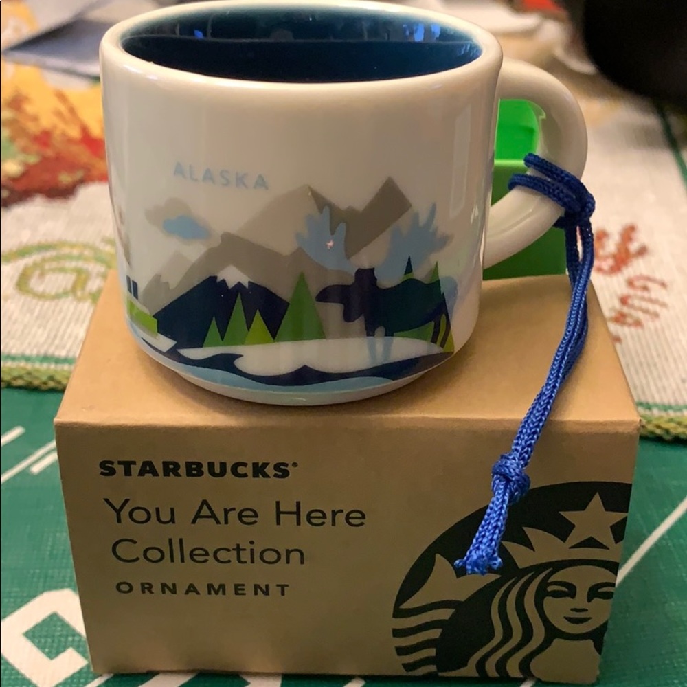 New in box Alaska Starbucks ornament